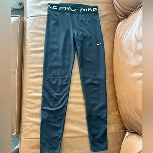 Nike Black Leggings Streamlined Athletic Fit